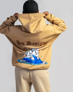 Bee Designs™ Brown Astronaut hoodie