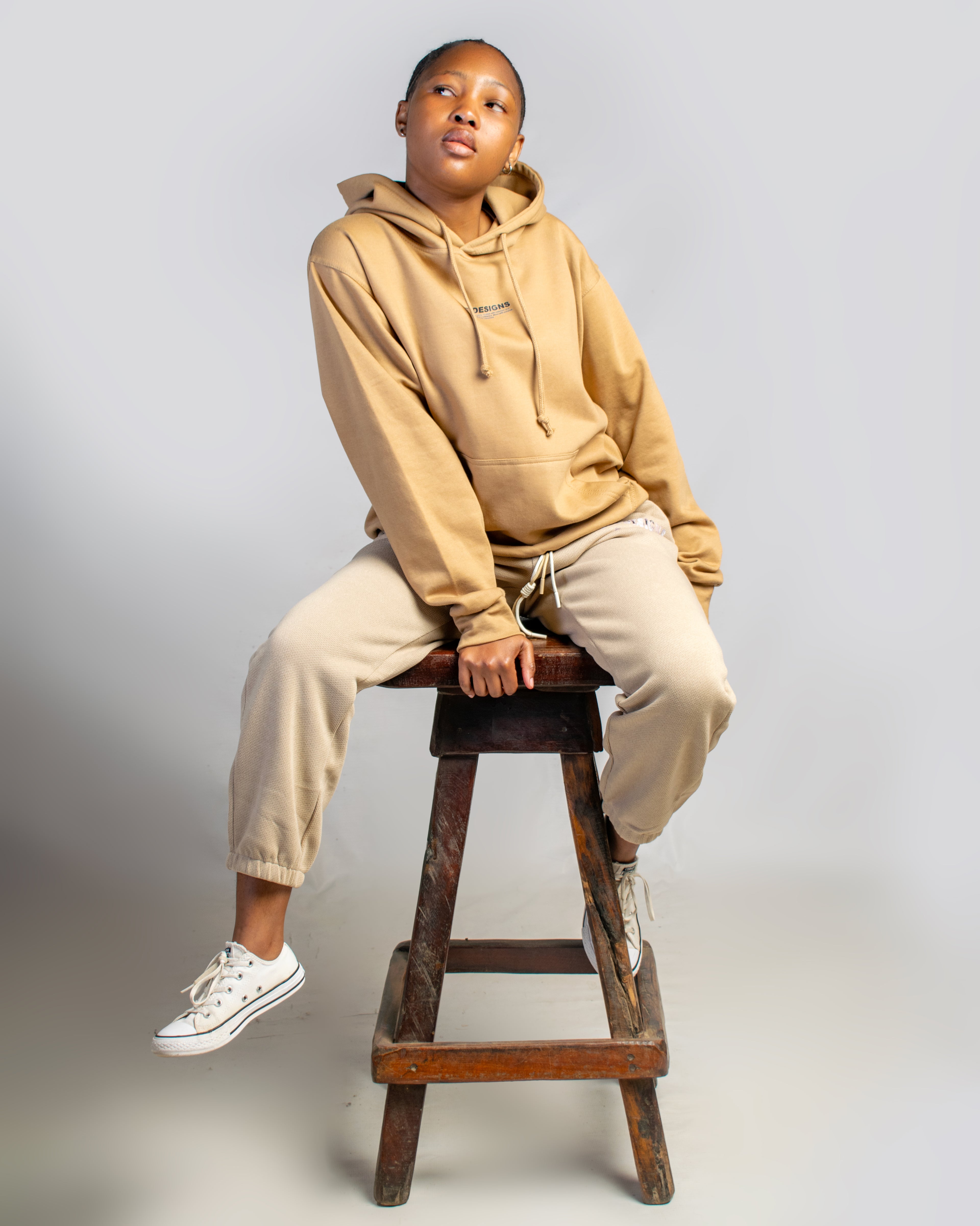 Bee Designs™ Brown Astronaut hoodie