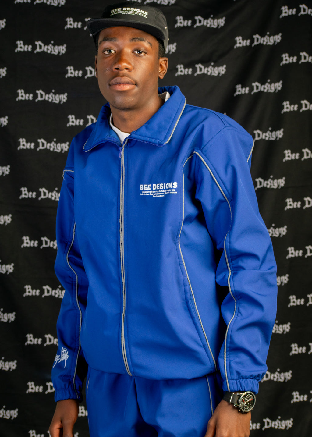 Bee Designs™ Blue Mafia Tracksuits