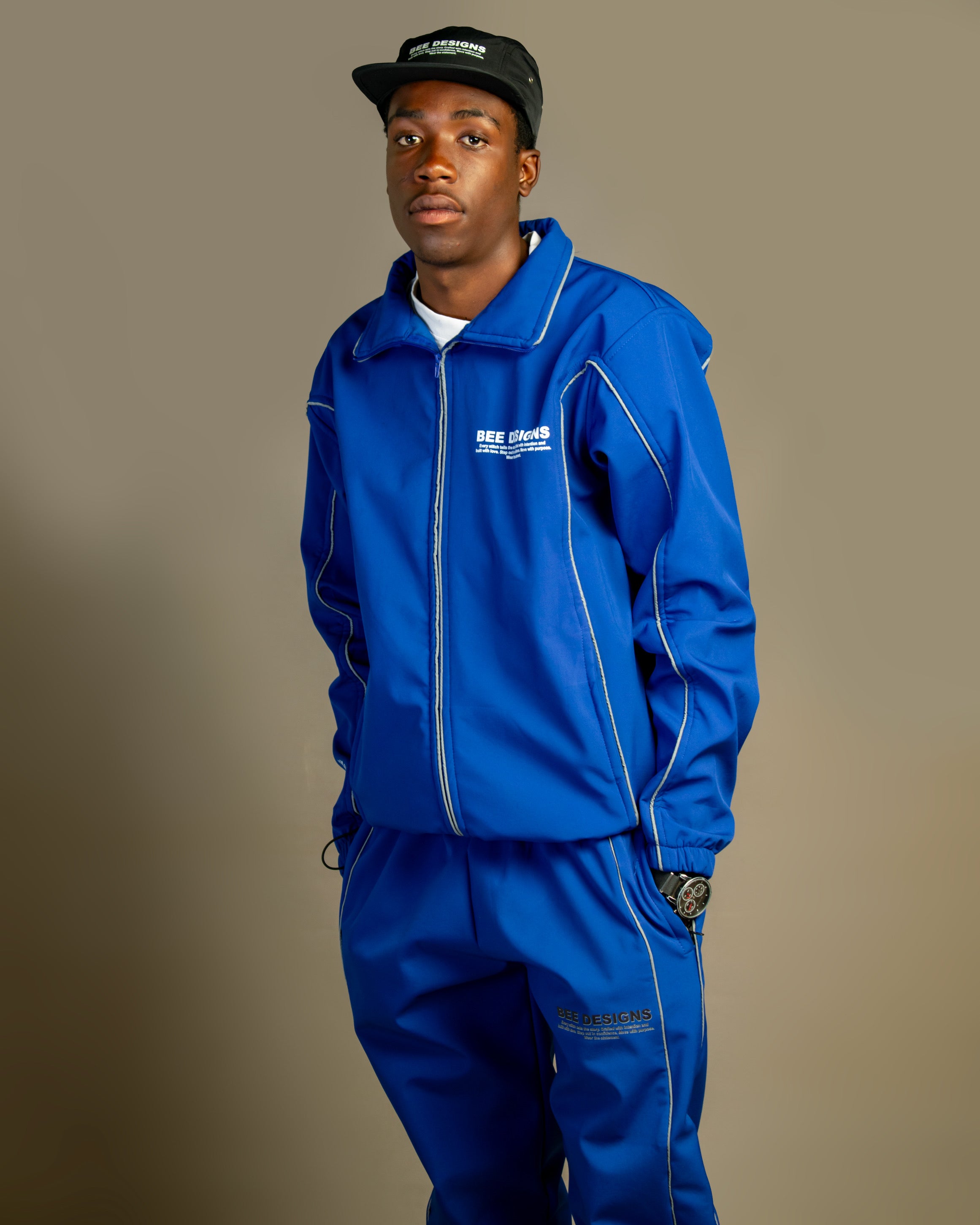 Bee Designs™ Blue Mafia Tracksuits