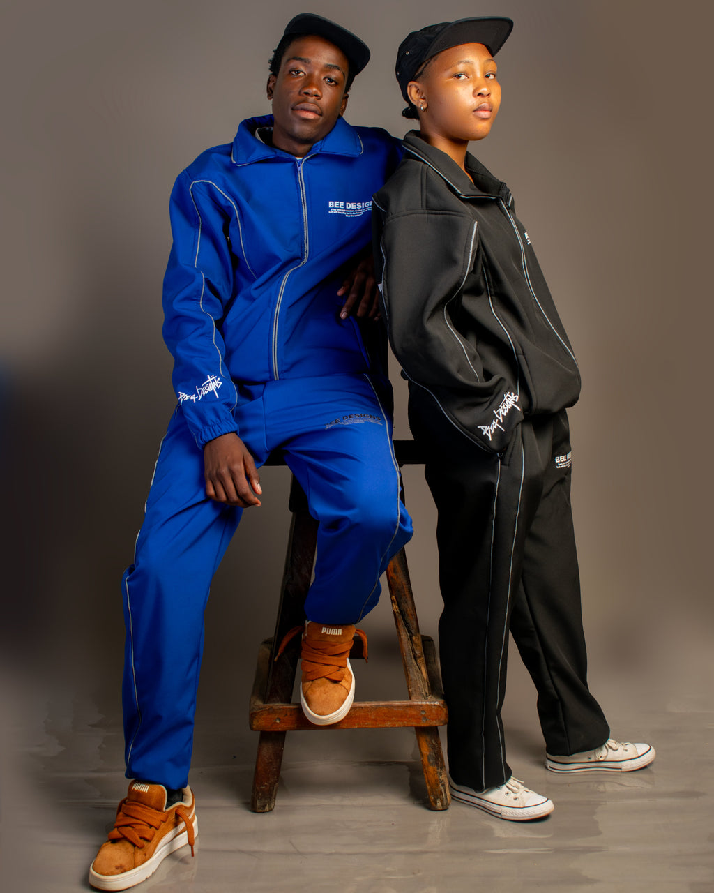 Bee Designs™ Blue Mafia Tracksuits