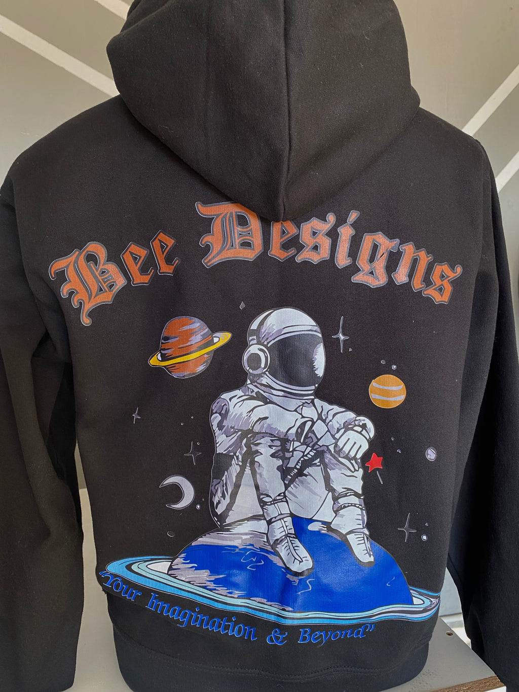 Bee Design™ Black Astronaut hoodie