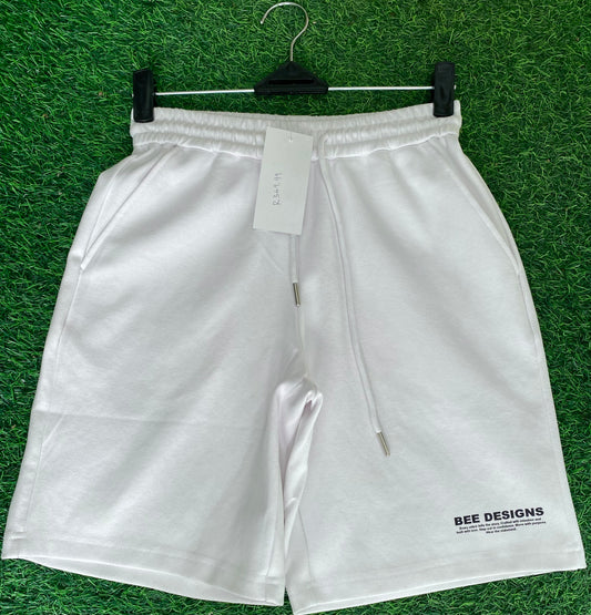 Bee Designs™ 350G White shorts